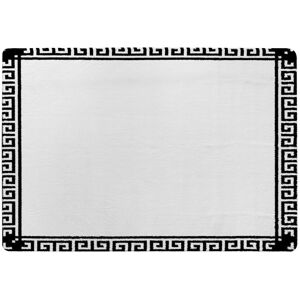 Benjamin Tate Design Greek Key Border Frame Rug in Natural Size: Large Natural Large Benjamin Tate Design Greek Key Border Frame Rug in Natural Size: Large Natural Large