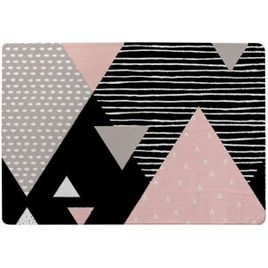 Benjamin Tate Design Triangle Geometrics Rug in Natural Size: Large Natural Large Benjamin Tate Design Triangle Geometrics Rug in Natural Size: Large Natural Large