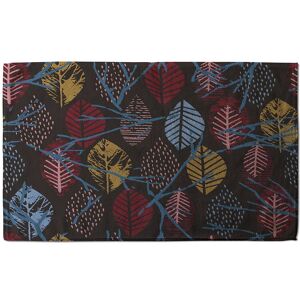Benjamin Tate Design Prints Of Autumn Leaves Soft Bath Towel in Brown Brown Benjamin Tate Design Prints Of Autumn Leaves Soft Bath Towel in Brown Brown