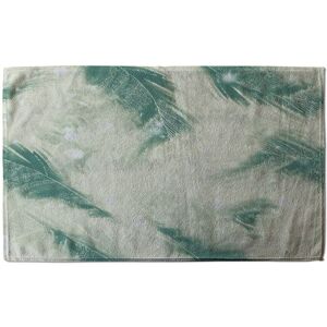 Benjamin Tate Design Feathers Fantastic Birds With Decorative Ornaments Soft Bath Towel in Green Green Benjamin Tate Design Feathers Fantastic Birds With Decorative Ornaments Soft Bath Towel in Green Green
