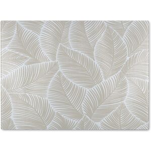 Benjamin Tate Design Beige leaves Designer Glass Chopping Board in Natural Natural Benjamin Tate Design Beige leaves Designer Glass Chopping Board in Natural Natural