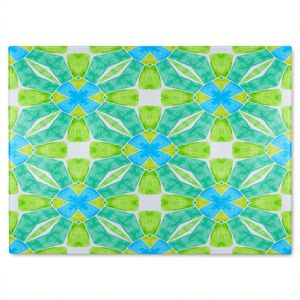 Benjamin Tate Design Green Optimal Boho Chic Glass Chopping Board in Natural Natural Benjamin Tate Design Green Optimal Boho Chic Glass Chopping Board in Natural Natural