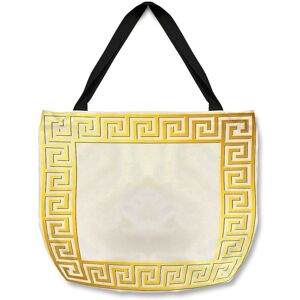 Benjamin Tate Design Golden Greek Ornamental Frame Tote bat in Natural Natural Benjamin Tate Design Golden Greek Ornamental Frame Tote bat in Natural Natural