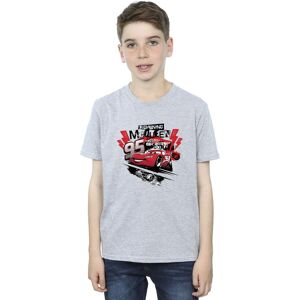 Disney Boy's Cars Lightning McQueen Collage T-Shirt in Grey Size: 7-8 Years Grey 7-8 Years Disney Boy's Cars Lightning McQueen Collage T-Shirt in Grey Size: 7-8 Years Grey 7-8 Years