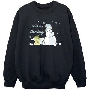 Star Wars Boy's Seasons Greetings Sweatshirt in Black Size: 3-4 Years Black 3-4 Years Star Wars Boy's Seasons Greetings Sweatshirt in Black Size: 3-4 Years Black 3-4 Years