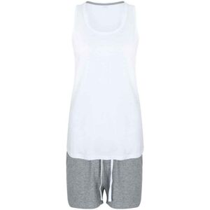 Towel City Women's Heather Pyjama Set in White Size: Small White S Towel City Women's Heather Pyjama Set in White Size: Small White S