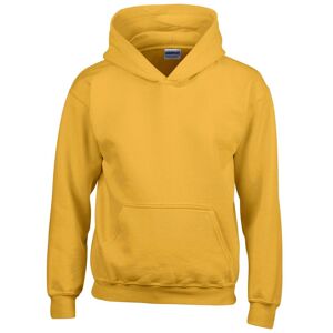 Gildan Heavy Blend Hooded Sweatshirt in Gold Size: 7-8 Years Gold 7-8 Years Gildan Heavy Blend Hooded Sweatshirt in Gold Size: 7-8 Years Gold 7-8 Years