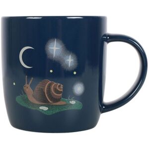 Something Different Gnome Sweet Gnome Snail Mug in Navy Navy Something Different Gnome Sweet Gnome Snail Mug in Navy Navy