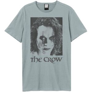 Amplified Men's Draven The Crow T-Shirt in Pale Blue Size: XL Pale Blue XL Amplified Men's Draven The Crow T-Shirt in Pale Blue Size: XL Pale Blue XL