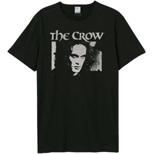 Amplified Men's Face Halloween The Crow T-Shirt in Black Size: Small Black S Amplified Men's Face Halloween The Crow T-Shirt in Black Size: Small Black S