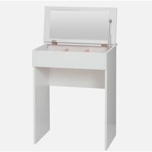 EONLION Drawer Dressing Vanity Table Mirror Make Up Storage in White Size: Large White Large EONLION Drawer Dressing Vanity Table Mirror Make Up Storage in White Size: Large White Large