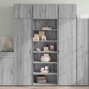 Berkfield Home Highboard Grey Sonoma 70x41x185 cm Engineered Wood Size: 70 x 41 x 185 cm Grey 70 x 41 x 185 cm Berkfield Home Highboard Grey Sonoma 70x41x185 cm Engineered Wood Size: 70 x 41 x 185 cm Grey 70 x 41 x 185 cm