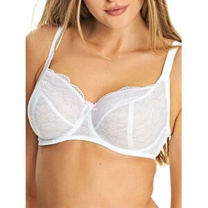 Freya Women's Fancies Balcony Bra in White Size: 34H White 34H Freya Women's Fancies Balcony Bra in White Size: 34H White 34H