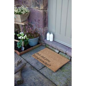 Artsy Mats But Did You Bring Snacks Doormat in Black Size: 40 cm x 60 cm Black 40 cm x 60 cm Artsy Mats But Did You Bring Snacks Doormat in Black Size: 40 cm x 60 cm Black 40 cm x 60 cm