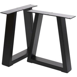 The hot sale 2Pcs 70x7x90cm Black Overhanging Trapezoid Metal Table Legs with & Foot Pads for Desks, Tables & DIY Furniture Size: 70 x 7 x 90 cm Black 70 x 7 x 90 cm The hot sale 2Pcs 70x7x90cm Black Overhanging Trapezoid Metal Table Legs with & Foot Pads for Desks, Tables & DIY Furniture Size: 70 x 7 x 90 cm Black 70 x 7 x 90 cm