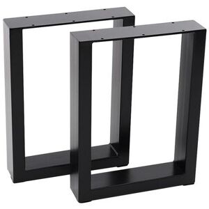 The hot sale 2Pcs 30x7x40cm Black Rectangular Metal Table Legs with Foot Pads Size: 30 x 7 x 40 cm Black 30 x 7 x 40 cm The hot sale 2Pcs 30x7x40cm Black Rectangular Metal Table Legs with Foot Pads Size: 30 x 7 x 40 cm Black 30 x 7 x 40 cm
