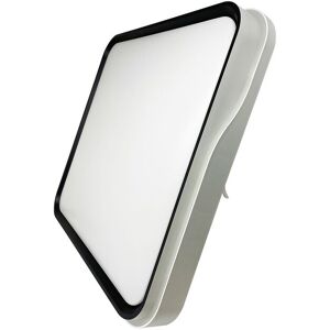 Living and Home 48W LED Square Ceiling Light CCT Colour Changing 6500K 3000K 3 in 1, 5500 Lumen in Black Black Living and Home 48W LED Square Ceiling Light CCT Colour Changing 6500K 3000K 3 in 1, 5500 Lumen in Black Black