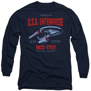 Star Trek Stardate 2245 Long Sleeve T-Shirt, Navy Size: Small Navy S Star Trek Stardate 2245 Long Sleeve T-Shirt, Navy Size: Small Navy S
