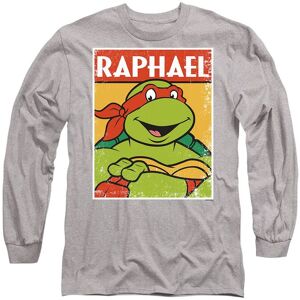 Teenage Mutant Ninja Turtles Tmnt Raph Long Sleeve T-Shirt, Athletic Heather in Grey Size: Small Grey S Teenage Mutant Ninja Turtles Tmnt Raph Long Sleeve T-Shirt, Athletic Heather in Grey Size: Small Grey S