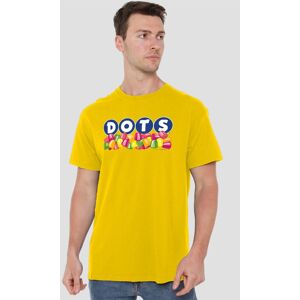 Other Tootsie Roll Dots Logo T-Shirt, Yellow Size: 2XL Yellow 2XL Other Tootsie Roll Dots Logo T-Shirt, Yellow Size: 2XL Yellow 2XL