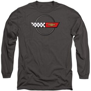Other Chevrolet 4Th Gen Vette Logo Long Sleeve T-Shirt, Charcoal Size: 2XL Charcoal 2XL Other Chevrolet 4Th Gen Vette Logo Long Sleeve T-Shirt, Charcoal Size: 2XL Charcoal 2XL