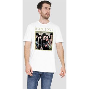Bon Jovi Framed T-Shirt, White Size: Large White L Bon Jovi Framed T-Shirt, White Size: Large White L