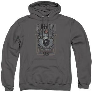 Bon Jovi Keep The Faith Hoodie, Charcoal Size: 2XL Charcoal 2XL Bon Jovi Keep The Faith Hoodie, Charcoal Size: 2XL Charcoal 2XL