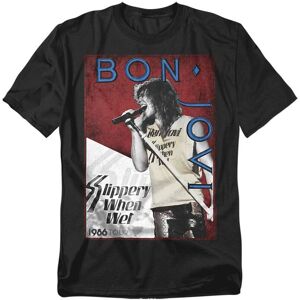 Bon Jovi 86 Tour T-Shirt, Black Size: Medium Black M Bon Jovi 86 Tour T-Shirt, Black Size: Medium Black M