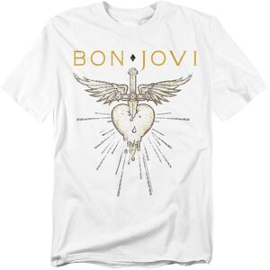 Bon Jovi Greatest Hits T-Shirt, White Size: 2XL White 2XL Bon Jovi Greatest Hits T-Shirt, White Size: 2XL White 2XL