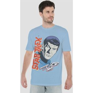 Star Trek Vintage Spock T-Shirt, Light Blue Size: Small Light Blue S Star Trek Vintage Spock T-Shirt, Light Blue Size: Small Light Blue S