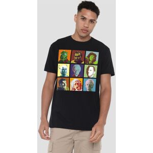 Star Trek Alien Squares T-Shirt, Black Size: Large Black L Star Trek Alien Squares T-Shirt, Black Size: Large Black L