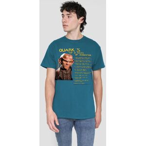 Star Trek Quarks Rules T-Shirt, Slate in Grey Size: Large Grey L Star Trek Quarks Rules T-Shirt, Slate in Grey Size: Large Grey L