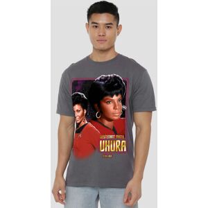 Star Trek Lieutenant Uhura T-Shirt, Charcoal Size: 2XL Charcoal 2XL Star Trek Lieutenant Uhura T-Shirt, Charcoal Size: 2XL Charcoal 2XL