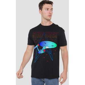 Star Trek Neon Trek T-Shirt, Black Size: XL Black XL Star Trek Neon Trek T-Shirt, Black Size: XL Black XL