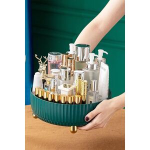 H&O Direct Cosmetic Organizer Rotating Tray Skin Care Storage Rack in Green Green H&O Direct Cosmetic Organizer Rotating Tray Skin Care Storage Rack in Green Green