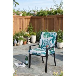 Living and Home 106cm W x 53cm D Short Hawaiian Style Printed Dining Chair Cushion in Green Size: 106 cm W x 53 cm D Green 106 cm W x 53 cm D Living and Home 106cm W x 53cm D Short Hawaiian Style Printed Dining Chair Cushion in Green Size: 106 cm W x 53 cm D Green 106 cm W x 53 cm D