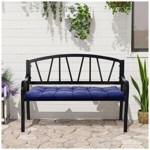 Garden Sanctuary 130cm W x 50cm D Navy Blue Outdoor Waterproof Sunproof Bench Cushion Size: 130 cm W x 50 cm D Navy 130 cm W x 50 cm D Garden Sanctuary 130cm W x 50cm D Navy Blue Outdoor Waterproof Sunproof Bench Cushion Size: 130 cm W x 50 cm D Navy 130 cm W x 50 cm D