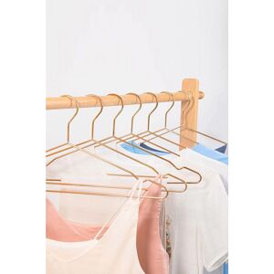Living and Home 20Pcs Metal Clothes Hangers Set Thickened Underwear Hangers with Groove Casual in Rose Gold Rose Gold Living and Home 20Pcs Metal Clothes Hangers Set Thickened Underwear Hangers with Groove Casual in Rose Gold Rose Gold