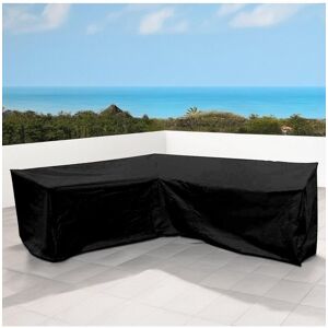 Garden Sanctuary Outdoor Waterproof Oxford Cloth L-Shaped Sofa Cover Furniture Cover, 286cm W x 286cm D x 80cm H Black 286 cm W x 286 cm D x 80 cm H Garden Sanctuary Outdoor Waterproof Oxford Cloth L-Shaped Sofa Cover Furniture Cover, 286cm W x 286cm D x 80cm H Black 286 cm W x 286 cm D x 80 cm H