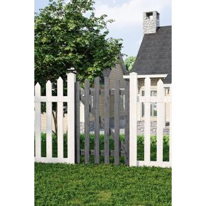 Living and Home 76x120cm Outdoor Arched Wooden Garden Gate Fence Door, Grey Size: 76x120 cm Grey 76x120 cm Living and Home 76x120cm Outdoor Arched Wooden Garden Gate Fence Door, Grey Size: 76x120 cm Grey 76x120 cm
