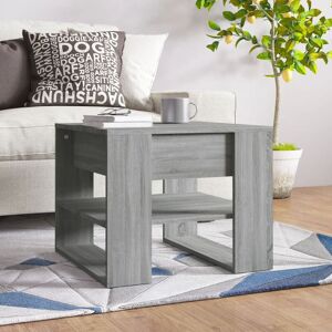 Berkfield Home Coffee Table Grey Sonoma 55.5x55x45 cm Engineered Wood Grey 55.5x55x45 cm Berkfield Home Coffee Table Grey Sonoma 55.5x55x45 cm Engineered Wood Grey 55.5x55x45 cm