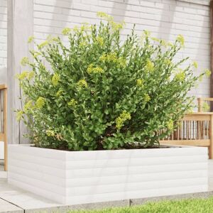 Berkfield Home Garden Planter White 80x80x23 cm Solid Wood Pine Size: 80 x 80 x 23 cm White 80 x 80 x 23 cm Berkfield Home Garden Planter White 80x80x23 cm Solid Wood Pine Size: 80 x 80 x 23 cm White 80 x 80 x 23 cm