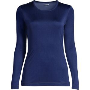 lands end Lands' End Women's Lightweight Silk Interlock Crew Neck Top in Navy Size: 24-26 Navy 24-26 lands end Lands' End Women's Lightweight Silk Interlock Crew Neck Top in Navy Size: 24-26 Navy 24-26