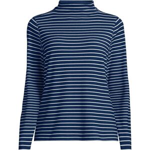 lands end Lands' End Women's Drapey Rib Polo Neck Top in Dark Navy Size: 14-16 Dark Navy 14-16 lands end Lands' End Women's Drapey Rib Polo Neck Top in Dark Navy Size: 14-16 Dark Navy 14-16