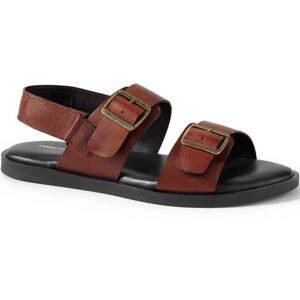 lands end Lands' End Men's Double Buckle Slingback Sandals in Brown Size: 8 Brown 8 lands end Lands' End Men's Double Buckle Slingback Sandals in Brown Size: 8 Brown 8