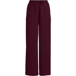 lands end Lands' End Women's Flowing Woven Trousers with Elastic Waistband in Burgundy Size: 8 Burgundy 8 lands end Lands' End Women's Flowing Woven Trousers with Elastic Waistband in Burgundy Size: 8 Burgundy 8