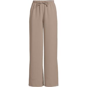lands end Lands' End Women's Petite Flowing Woven Trousers with Elastic Waistband in Taupe Size: 14-16 Taupe 14-16 lands end Lands' End Women's Petite Flowing Woven Trousers with Elastic Waistband in Taupe Size: 14-16 Taupe 14-16