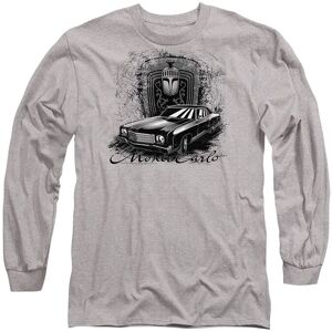 Other Chevrolet Monte Carlo Drawing Long Sleeve T-Shirt, Athletic Heather in Grey Size: 2XL Grey 2XL Other Chevrolet Monte Carlo Drawing Long Sleeve T-Shirt, Athletic Heather in Grey Size: 2XL Grey 2XL