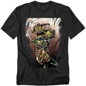 Teenage Mutant Ninja Turtles Tmnt Earthy Rainbow Warriors T-Shirt, Black Size: Large Black L Teenage Mutant Ninja Turtles Tmnt Earthy Rainbow Warriors T-Shirt, Black Size: Large Black L