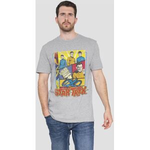 Star Trek Vintage Collage T-Shirt, Athletic Heather in Grey Size: 2XL Grey 2XL Star Trek Vintage Collage T-Shirt, Athletic Heather in Grey Size: 2XL Grey 2XL